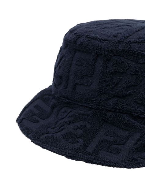 Cappello a secchiello spugna Versace Allover